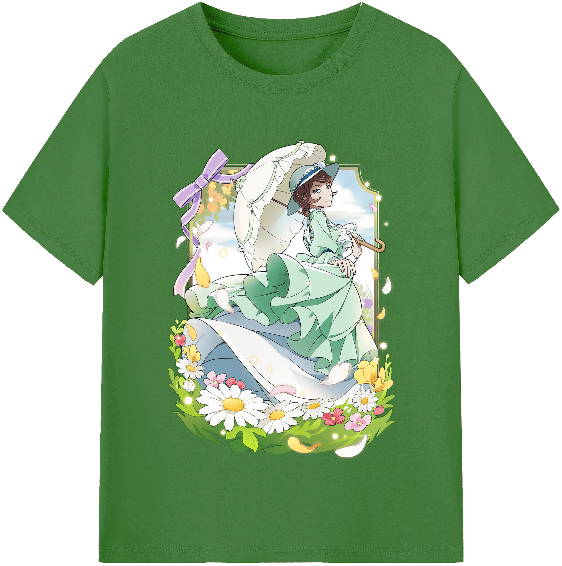 （画像用） 文豪ストレイドッグス Bungo Stray Dogs レディースカジュアルプリントTシャツ（綿100％）